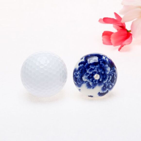 6pcs Vintage Knobs Floral Ceramic Pumpkin Drawer Handles Pulls Knob, Peony - Picture 6 of 6